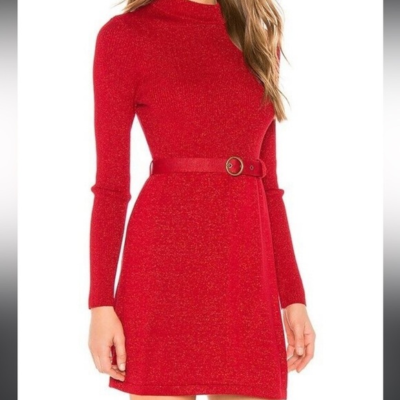 Free People Red Knit Dress - Picture 1 of 11